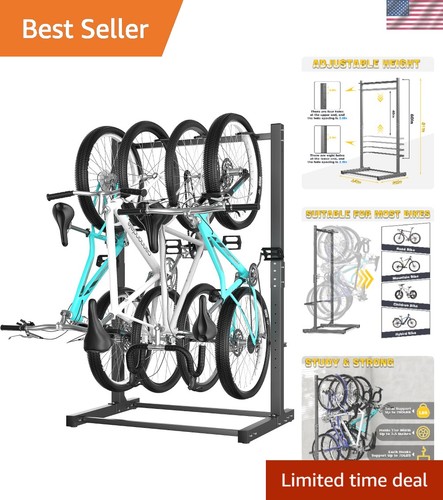Freestanding bike rack - freestanding, holds