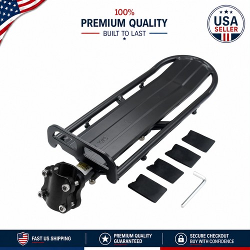 Sleek black rear - rear, rack